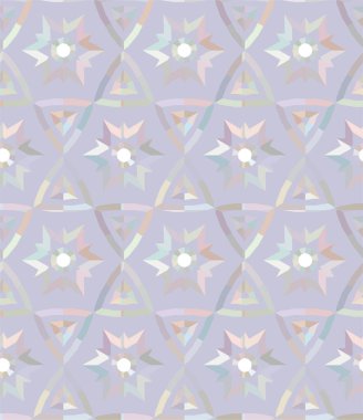 Geometrik süslemeli vektör deseni. Kusursuz tasarım dokusu.