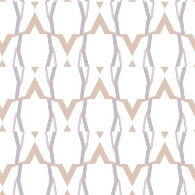 Geometrik süslemeli vektör deseni. Kusursuz tasarım dokusu 