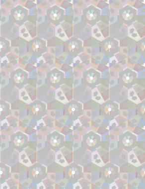 Geometrik süslemeli kusursuz desen. vektör illüstrasyonu