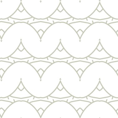 Geometrik süslemeli kusursuz desen. vektör illüstrasyonu