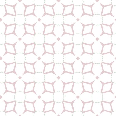 Geometrik süslemeli vektör deseni. Kusursuz tasarım dokusu 