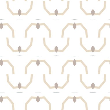 Geometrik süslemeli kusursuz desen. vektör illüstrasyonu