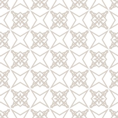 Geometrik süslemeli vektör deseni. Kusursuz tasarım dokusu 