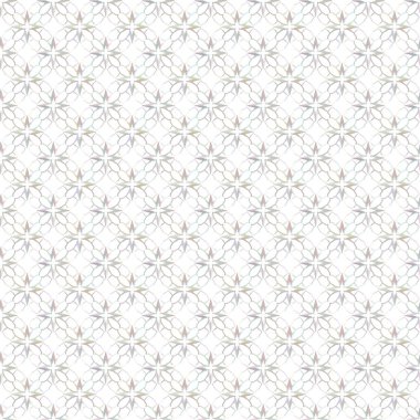 Geometrik süslemeli vektör deseni. Kusursuz tasarım dokusu 