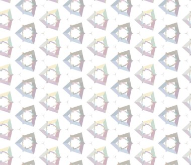Geometrik süslemeli vektör deseni. Kusursuz tasarım dokusu