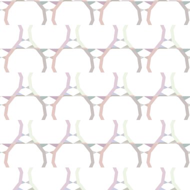 Geometrik süslemeli vektör deseni. Kusursuz tasarım dokusu 