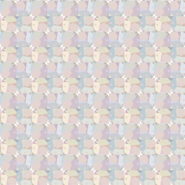 Geometrik süslemeli vektör deseni. Kusursuz tasarım dokusu