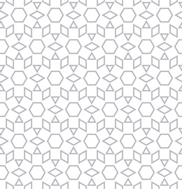 Geometrik süslemeli vektör deseni. Kusursuz tasarım dokusu 