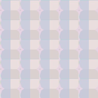 Geometrik süslemeli vektör deseni. Kusursuz tasarım dokusu