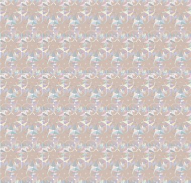 Geometrik süslemeli vektör deseni. Kusursuz tasarım dokusu