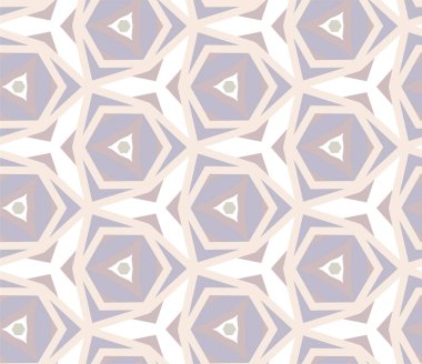 Soyut geometrik şekilli kusursuz desen