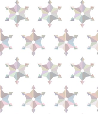 Geometrik süslemeli vektör deseni. Kusursuz tasarım dokusu 