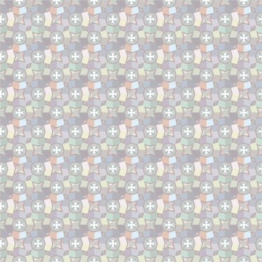 Geometrik süslemeli vektör deseni. Kusursuz tasarım dokusu