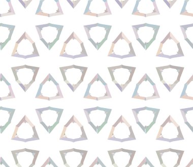 Geometrik süslemeli vektör deseni. Kusursuz tasarım dokusu 