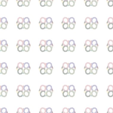 Geometrik süslemeli vektör deseni. Kusursuz tasarım dokusu.