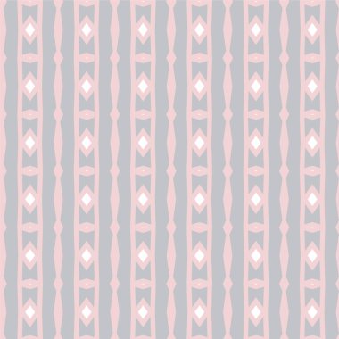 Geometrik süslemeli vektör deseni. Kusursuz tasarım dokusu 