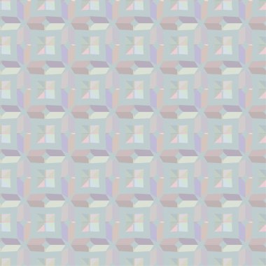 Geometrik süslemeli vektör deseni. Kusursuz tasarım dokusu.