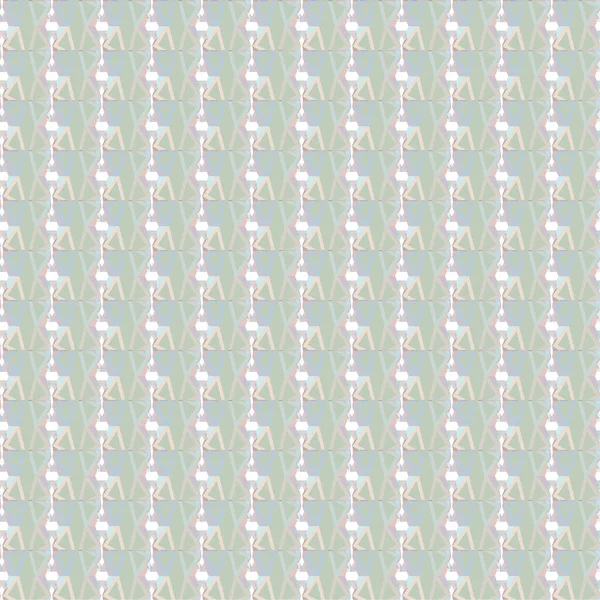 Geometrik süslemeli kusursuz desen. vektör illüstrasyonu