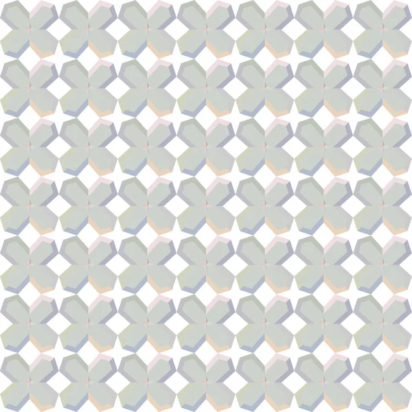 Геометричний Повторюваний Орнаментальний Вектор Безшовна Текстура Дизайну Пастельними Відтінками — стоковий вектор