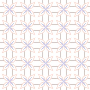 Geometrik süslemeli vektör deseni. Kusursuz tasarım dokusu.