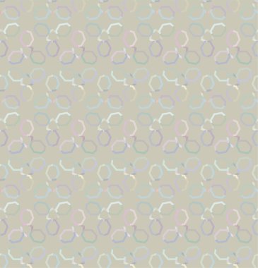 Geometrik yinelenen süs vektör deseni. Pastel tonları olan kusursuz tasarım dokusu