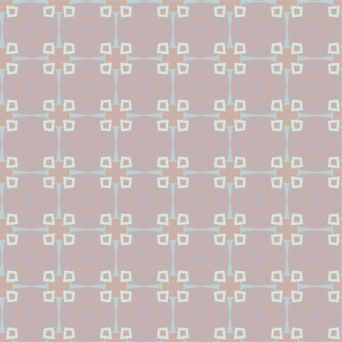 Geometrik süslemeli vektör deseni. Kusursuz tasarım dokusu 