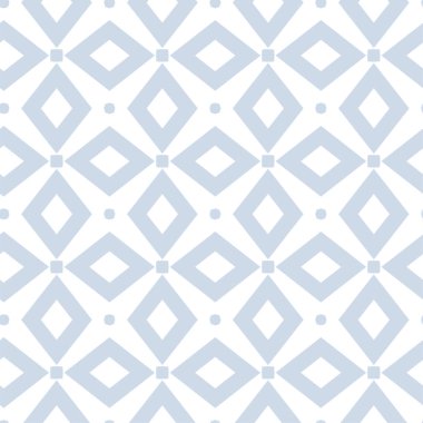Geometrik yinelenen süs vektör deseni. Pastel tonları olan kusursuz tasarım dokusu