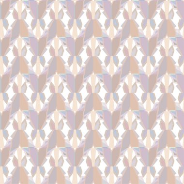 Geometrik süslemeli vektör deseni. Kusursuz tasarım dokusu