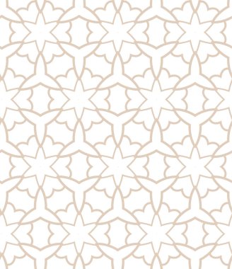 Geometrik süslemeli vektör deseni. Kusursuz tasarım dokusu 