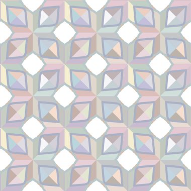 Geometrik süslemeli vektör deseni. Kusursuz tasarım dokusu.