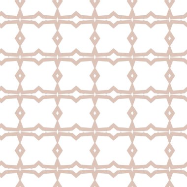 Geometrik yinelenen süs vektör deseni. Pastel tonları olan kusursuz tasarım dokusu