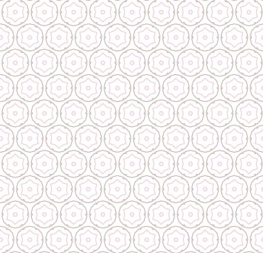 Geometrik süslemeli kusursuz desen. vektör illüstrasyonu