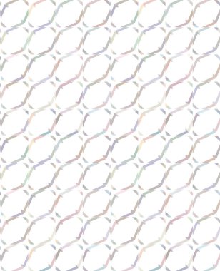 Geometrik yinelenen süs vektör deseni. Pastel tonları olan kusursuz tasarım dokusu