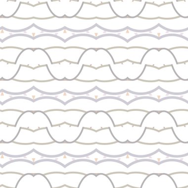 Geometrik süslemeli vektör deseni. Kusursuz tasarım dokusu.