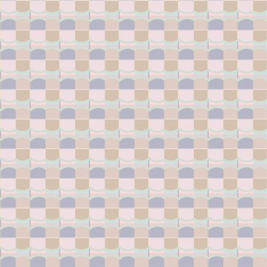 Geometrik süslemeli vektör deseni. Kusursuz tasarım dokusu 