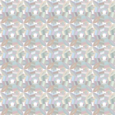 Geometrik süslemeli vektör deseni. Kusursuz tasarım dokusu.