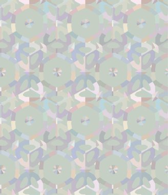 Geometrik süslemeli vektör deseni. Kusursuz tasarım dokusu