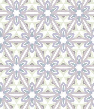 Geometrik süslemeli vektör deseni. Kusursuz tasarım dokusu 