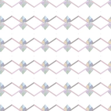 Geometrik süslemeli vektör deseni. Kusursuz tasarım dokusu 