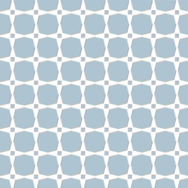 Geometrik süslemeli vektör deseni. Kusursuz tasarım dokusu 
