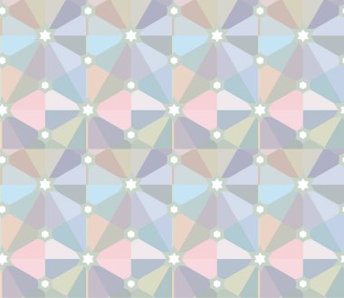 Geometrik süslemeli kusursuz desen. vektör illüstrasyonu