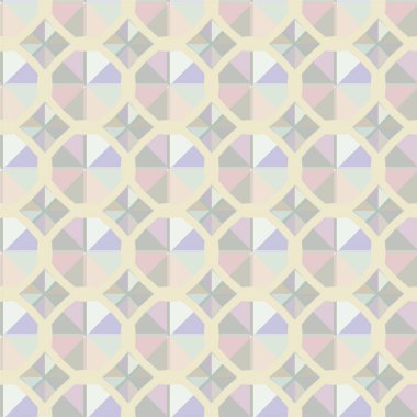 Geometrik süslemeli kusursuz desen. vektör illüstrasyonu