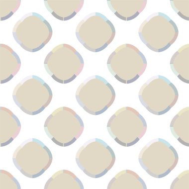 Geometrik süslemeli vektör deseni. Kusursuz tasarım dokusu 