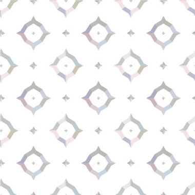 Geometrik süslemeli vektör deseni. Kusursuz tasarım dokusu