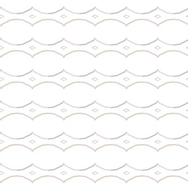 Geometrik süslemeli kusursuz desen. vektör illüstrasyonu