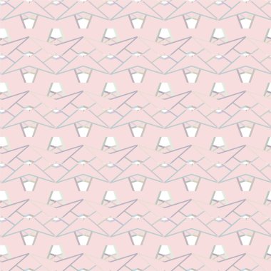 Geometrik süslemeli kusursuz desen. vektör illüstrasyonu