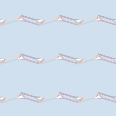 Geometrik süslemeli kusursuz desen. vektör illüstrasyonu