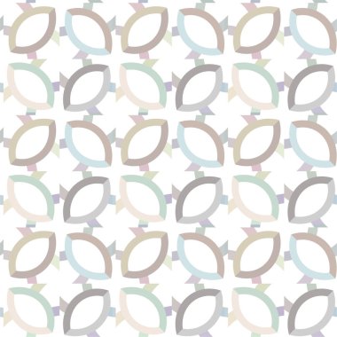 Geometrik süslemeli vektör deseni. Kusursuz tasarım dokusu 