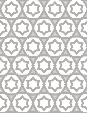 Geometrik süslemeli vektör deseni. Kusursuz tasarım dokusu 