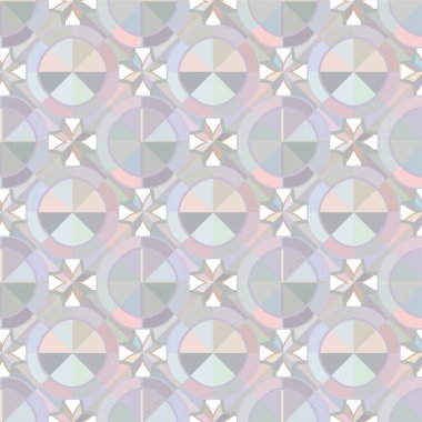 Geometrik süslemeli vektör deseni. Kusursuz tasarım dokusu 